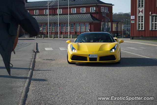 Ferrari 488 GTB spotted in Sweden, Sweden