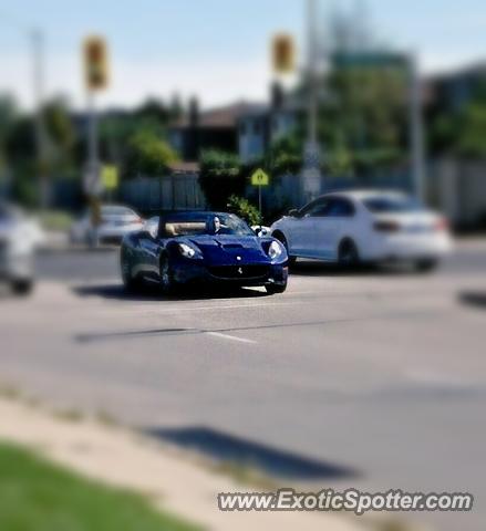 Ferrari California spotted in Toronto, Canada