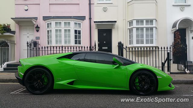 Lamborghini Huracan spotted in London, United Kingdom