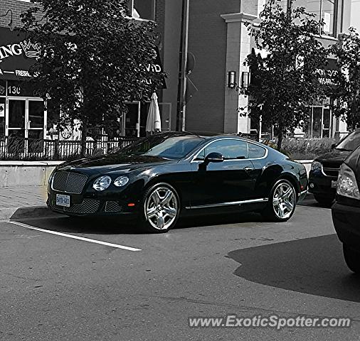 Bentley Continental spotted in Toronto, Canada