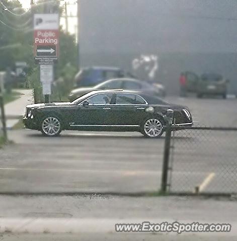 Bentley Mulsanne spotted in Toronto, Canada