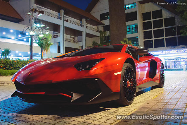 Lamborghini Aventador spotted in Kuala Lumpur, Malaysia