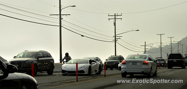 Lamborghini Huracan spotted in Malibu, California