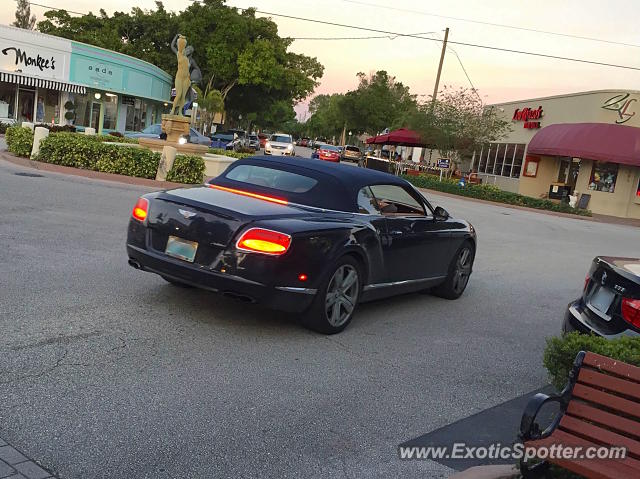 Bentley Continental spotted in Stuart, Florida