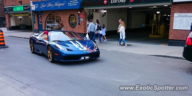 Ferrari 458 Italia spotted in Toronto, Ontario, Canada