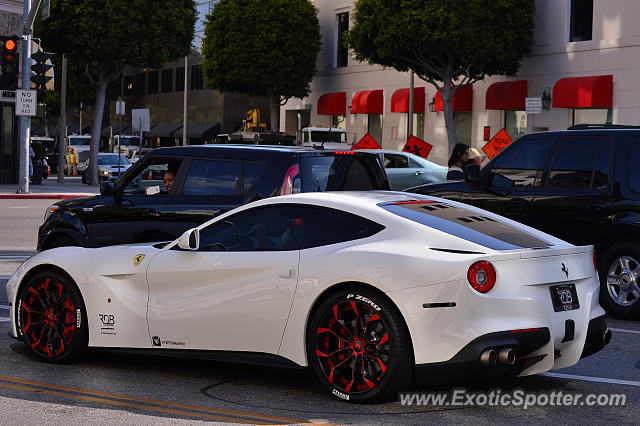 Ferrari F12 spotted in Beverly Hills, California