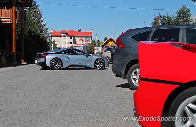 BMW I8 spotted in Canmore, Canada