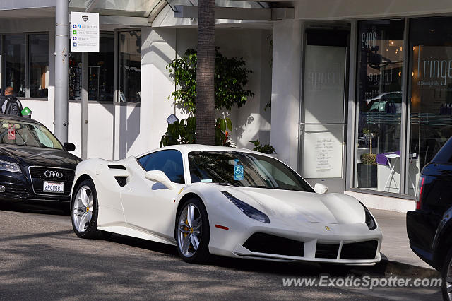 Ferrari 488 GTB spotted in Beverly Hills, California