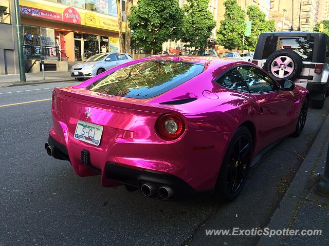 Ferrari F12 spotted in Vancouver, Canada