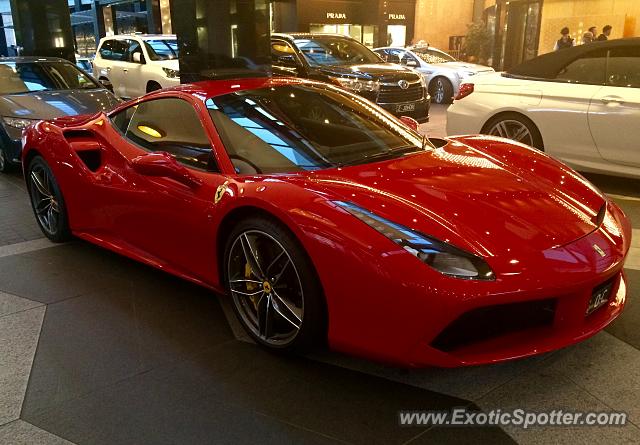 Ferrari 488 GTB spotted in Melbourne, Australia