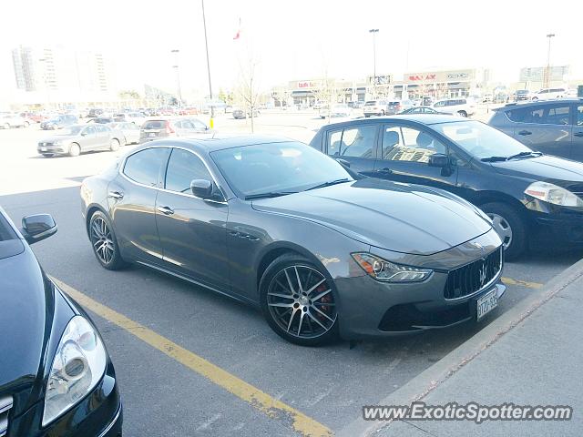 Maserati Ghibli spotted in Toronto, Canada