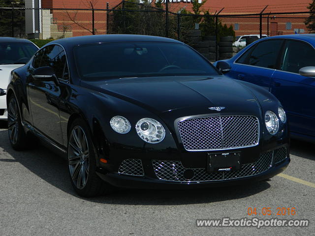 Bentley Continental spotted in Toronto, Canada