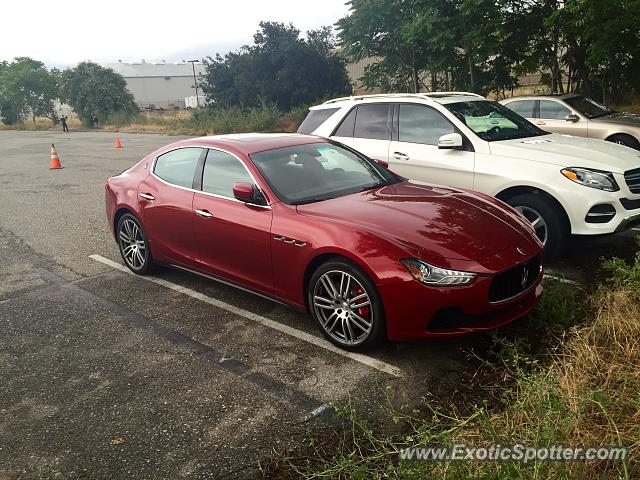 Maserati Ghibli spotted in San Jose, California