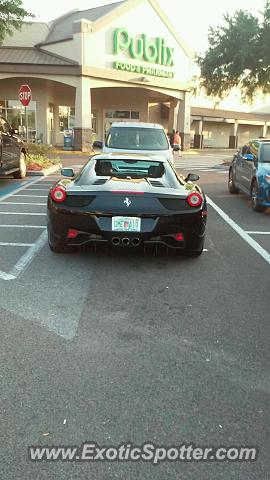 Ferrari 458 Italia spotted in Riverview, Florida