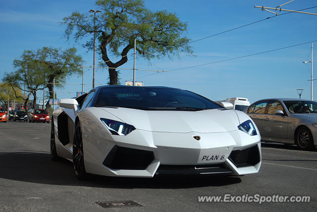 Lamborghini Aventador spotted in Stockholm, Sweden