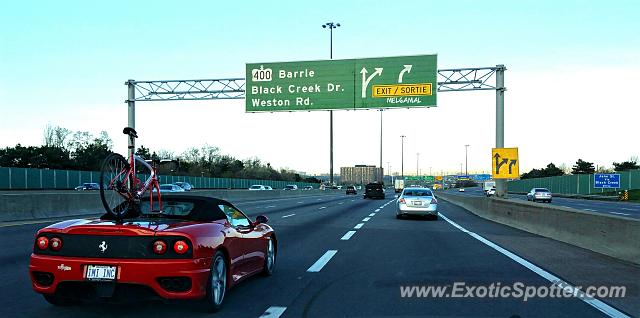 Ferrari 360 Modena spotted in Toronto, Canada