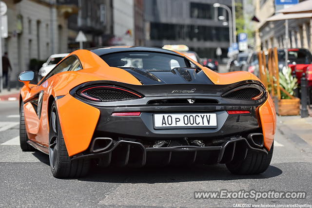 Mclaren 570S spotted in Warsaw, Poland