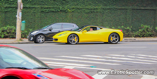 Ferrari 458 Italia spotted in São Paulo, Brazil