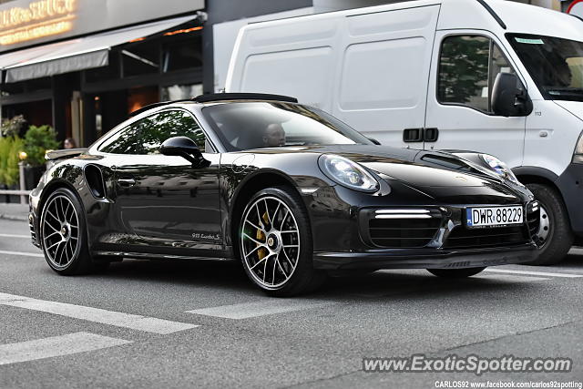 Porsche 911 Turbo spotted in Warsaw, Poland