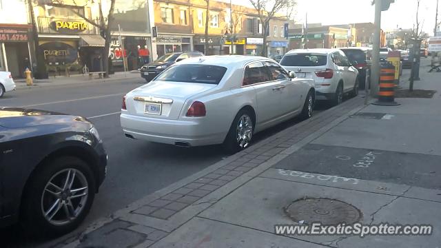 Rolls-Royce Ghost spotted in Toronto, Canada