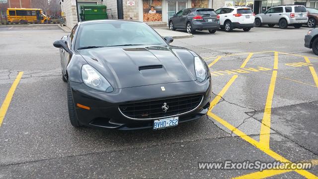 Ferrari California spotted in Toronto, Canada