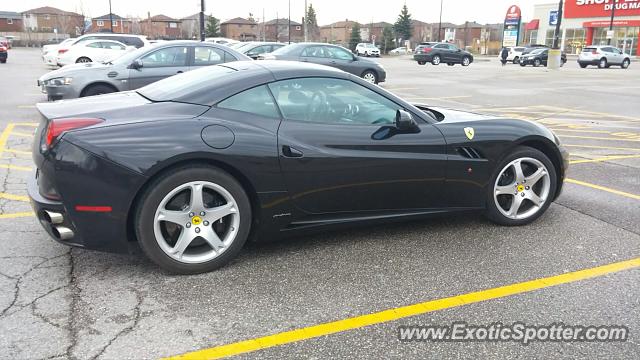 Ferrari California spotted in Toronto, Canada