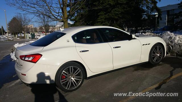 Maserati Ghibli spotted in Toronto, Canada