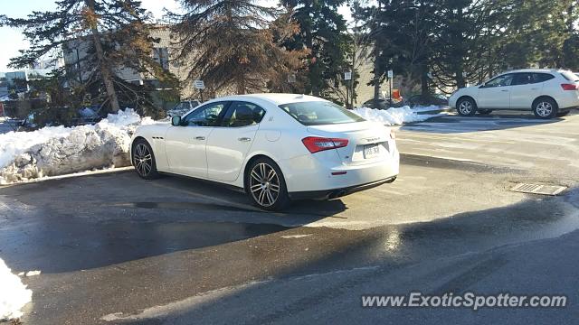 Maserati Ghibli spotted in Toronto, Canada