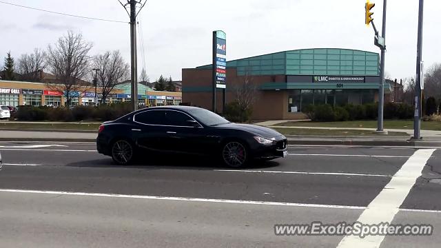 Maserati Ghibli spotted in Toronto, Canada