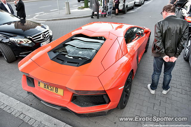 Lamborghini Aventador spotted in Warsaw, Poland