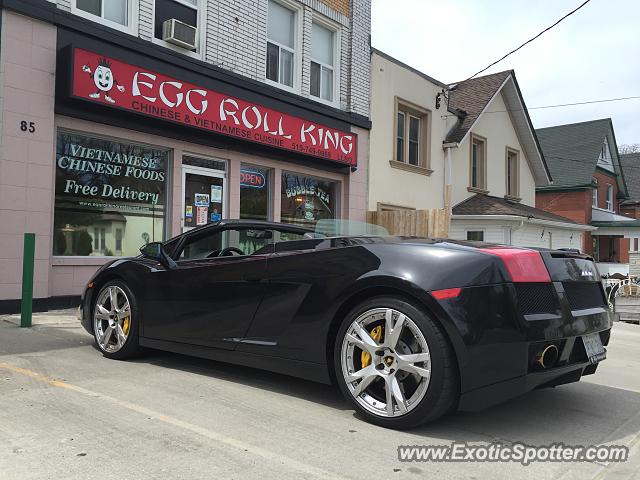 Lamborghini Gallardo spotted in Kitchener, On, Canada