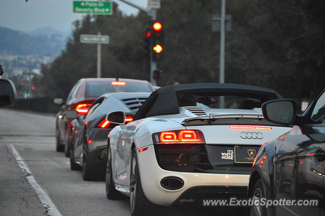 Audi R8 spotted in Beverly Hills, California