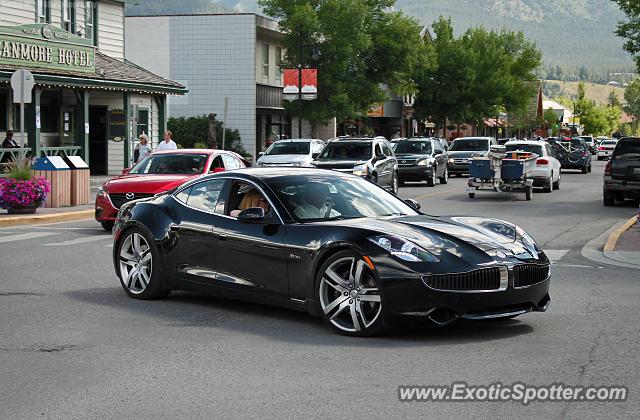 Fisker Karma spotted in Canmore, Canada