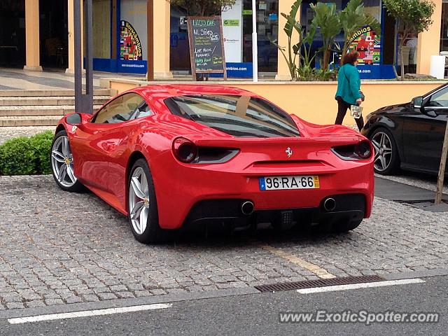 Ferrari 488 GTB spotted in Vilamoura, Portugal