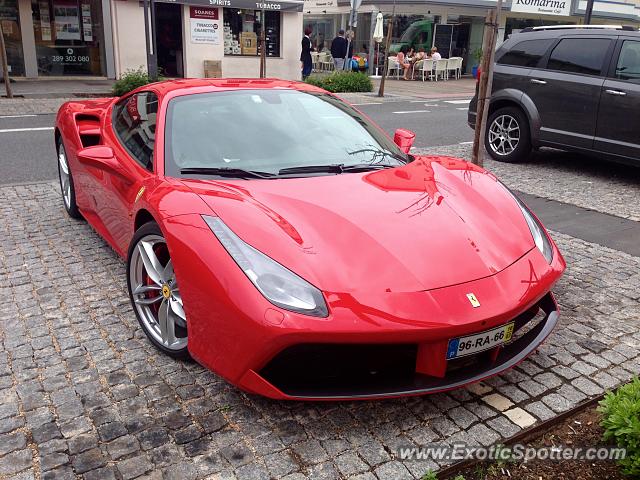 Ferrari 488 GTB spotted in Vilamoura, Portugal