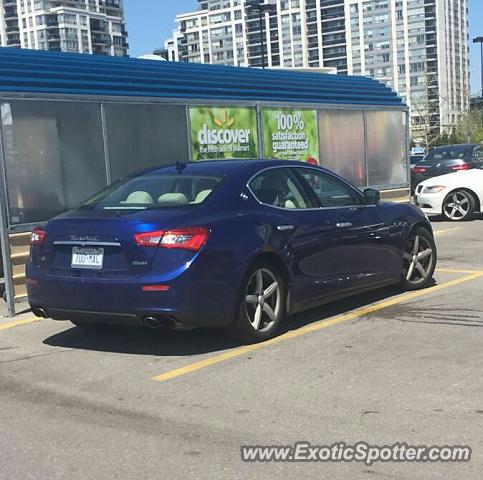 Maserati Ghibli spotted in Toronto, Canada