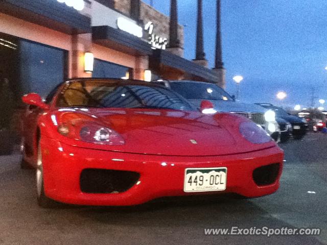 Ferrari 360 Modena spotted in Lone Tree, Colorado