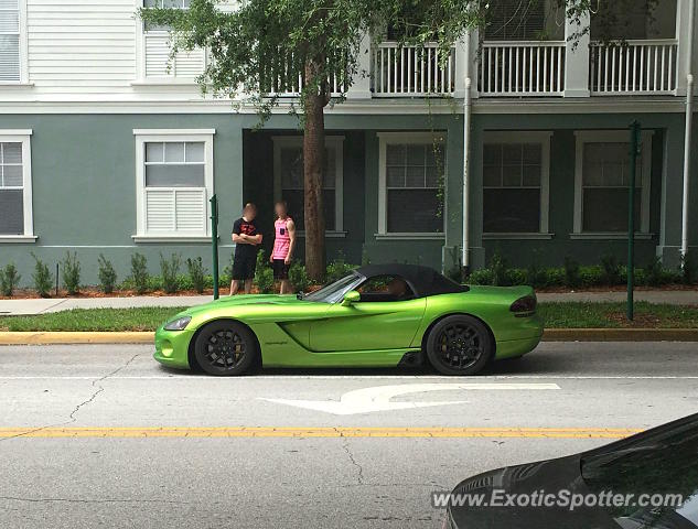 Dodge Viper spotted in Celebration, Florida