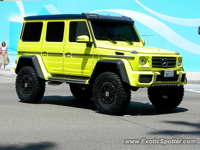 Mercedes 4x4 Squared spotted in Beverly Hills, California