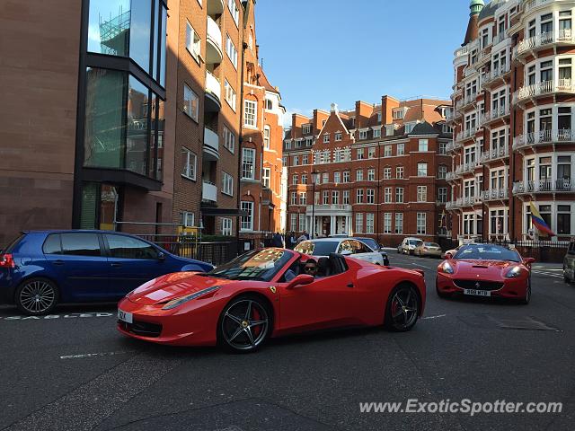 Ferrari 458 Italia spotted in London, United Kingdom