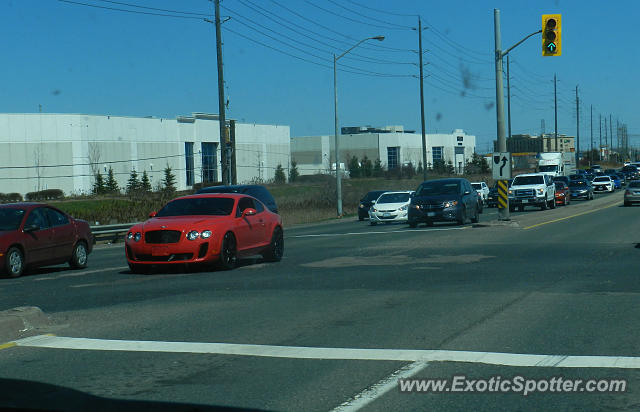 Bentley Continental spotted in Toronto, Canada