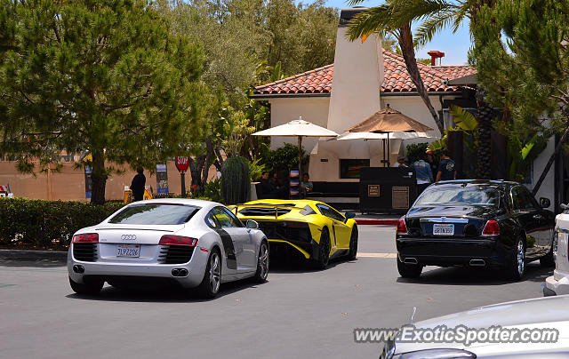 Lamborghini Aventador spotted in Newport Beach, California