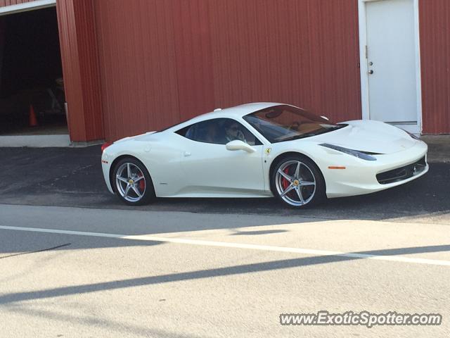 Ferrari 458 Italia spotted in Pittsford, New York