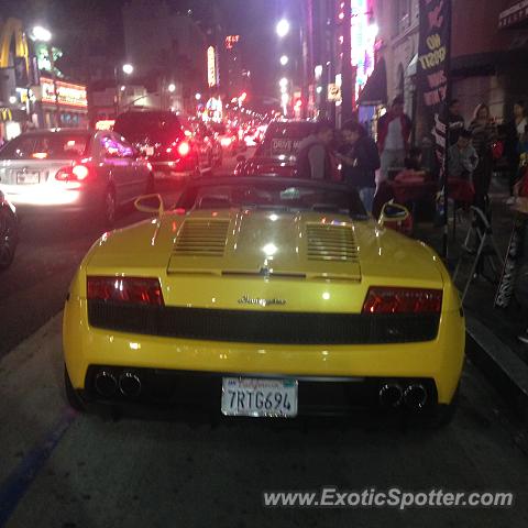 Lamborghini Gallardo spotted in Hollywood, California