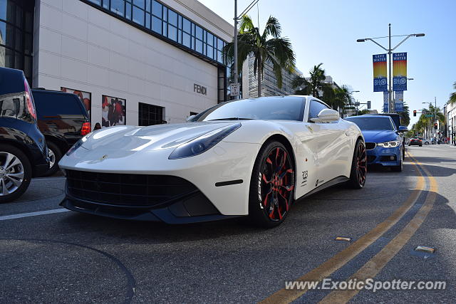 Ferrari F12 spotted in Beverly Hills, California