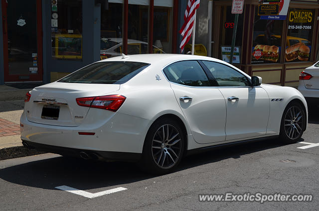 Maserati Ghibli spotted in Doylestown, Pennsylvania