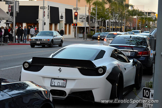 Ferrari 458 Italia spotted in Beverly Hills, California