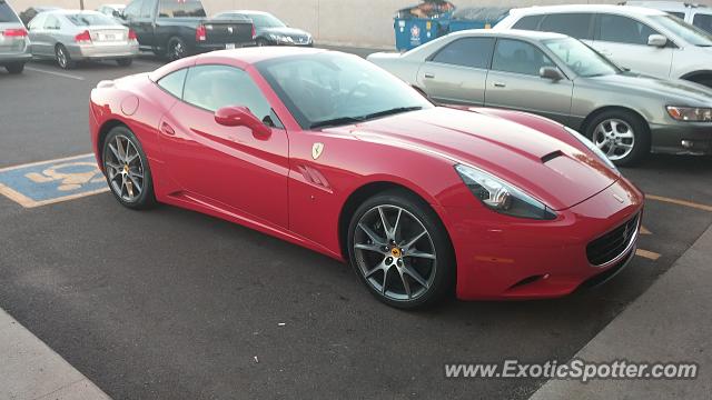 Ferrari California spotted in Phoenix, Arizona