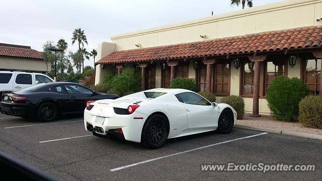 Ferrari 458 Italia spotted in Chandler, Arizona