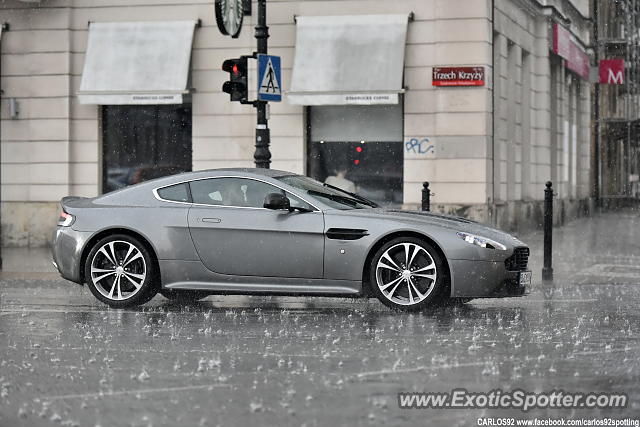 Aston Martin Vantage spotted in Warsaw, Poland